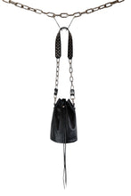 Load image into Gallery viewer, Industrial Chain Bucket Bag-Black