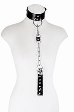 Load image into Gallery viewer, Mid weight Industrial Chain Leash Black Patent