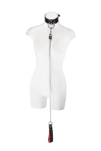 Load image into Gallery viewer, Princess Treatment Chain Leash Black/Red