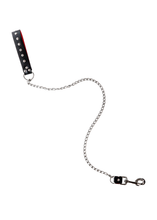 Load image into Gallery viewer, Princess Treatment Chain Leash Black/Red
