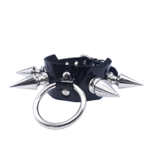 Load image into Gallery viewer, O Ring Spike Choker - Patent
