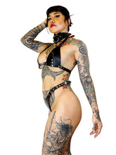 Load image into Gallery viewer, Industrial Chain Bikini Black/Red
