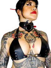 Load image into Gallery viewer, Industrial Chain Bikini Black/Red
