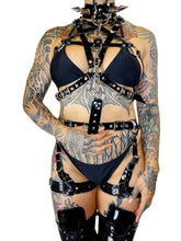 Load image into Gallery viewer, Mid weight Industrial Chain Leash Black Patent
