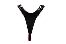 Load image into Gallery viewer, Thong Black/Red
