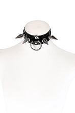 Load image into Gallery viewer, O Ring Spike Choker - Patent
