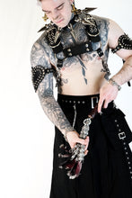 Load image into Gallery viewer, Heavy Duty Bulldog Harness with Stainless Steel Chain
