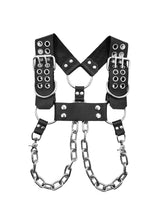 Load image into Gallery viewer, Heavy Duty Bulldog Harness with Stainless Steel Chain
