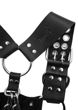 Load image into Gallery viewer, Heavy Duty Bulldog Harness with Stainless Steel Chain
