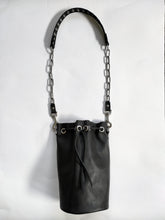 Load image into Gallery viewer, This Bucket tote is made from supple 1mm thick cowhide with a matte finish. Handmade in New Zealand by Gemma Proebst
